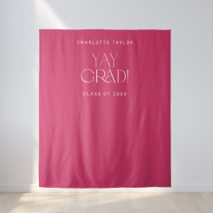 Tapiz Foto de fondo de un graduado de grado de yay rosad