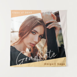 Tapiz Foto de graduación Natural Moderno