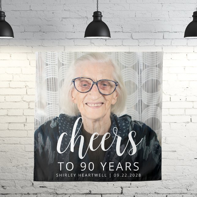 Tapiz Foto de la fiesta de cumpleaños número 90 con guio (Subido por el creador)