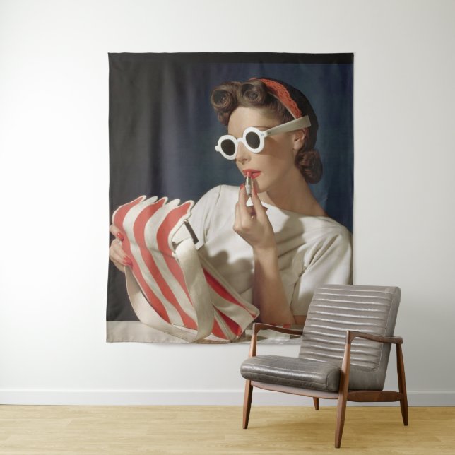 Tapiz Foto de moda de los años 50 (In situ)