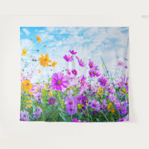 Tapiz Foto de paisaje de flores silvestres