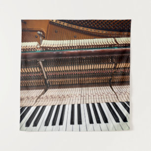 Tapiz Foto de piano de antiguo concierto