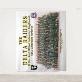 Tapiz FOTO DEL GRUPO DE ASALTANTES DELTA en Ft. CAMPBELL