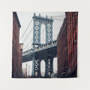 TAPIZ FOTO DEL PUENTE DE MANHATTAN DURANTE EL DÍA
