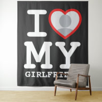 Foto divertida personalizada de 'Amo a mi novia' M
