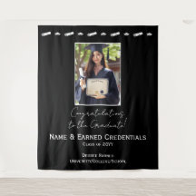 Foto personalizada, tapón, fondo de graduación de