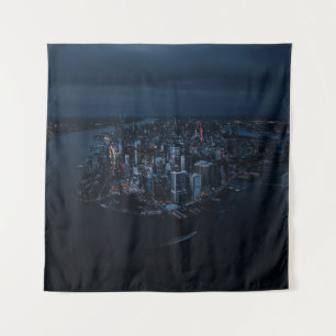 TAPIZ FOTOGRAFÍA ÁREA DE EDIFICIOS DE LA CIUDAD