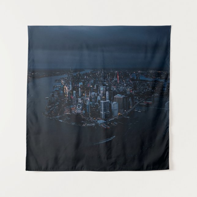 TAPIZ FOTOGRAFÍA ÁREA DE EDIFICIOS DE LA CIUDAD (Anverso)