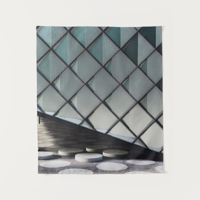 Tapiz Fotografía arquitectónica de la pared de hormigón (Anverso)