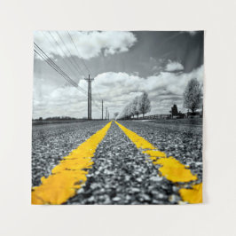 Tapiz Fotografía creativa de la carretera de asfalto ama