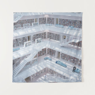 TAPIZ FOTOGRAFÍA DE ALTO AUMENTO DE LA BIBLIOTECA