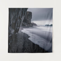 FOTOGRAFÍA DE GRAYSCALE DE MAR Y MAR TRANQUILO