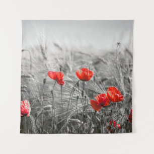 Tapiz Fotografía Minimalista del campo de la flor de ama