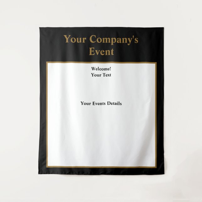 Tapiz fotográfico de eventos de negocios (Anverso)