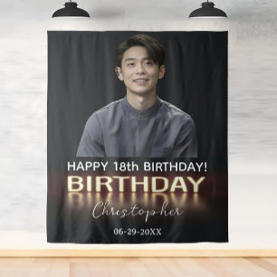 Tapiz Fotos personalizadas de la fiesta de cumpleaños Ne