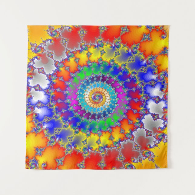 Tapiz Fractal psicodélico (Anverso)