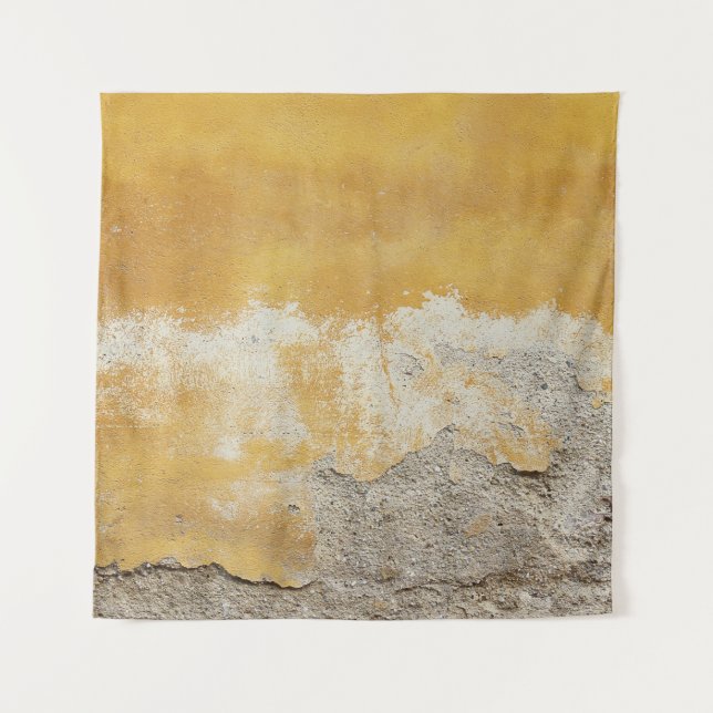Tapiz Fragmento de piedra marrón y blanca (Anverso)