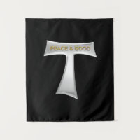 Franciscan Tau Cross Peace y Good Silver & Gold