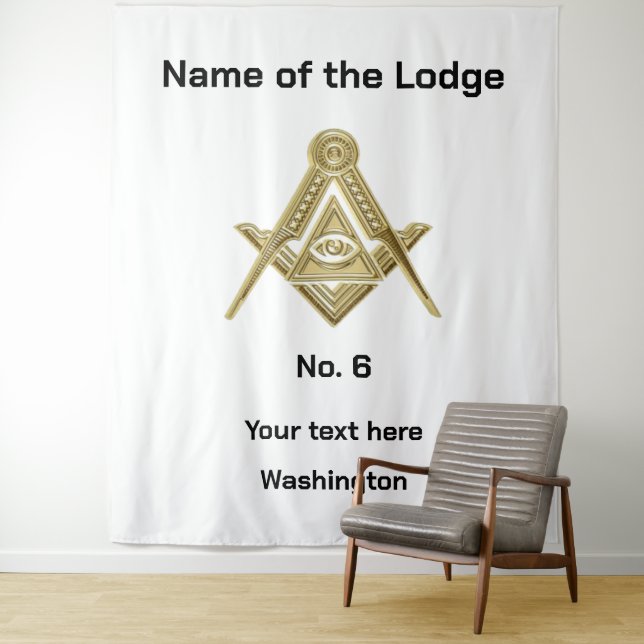 Tapiz Freemasonry Freemasons Masonic Lodge (In situ)