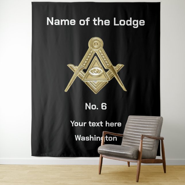 Tapiz Freemasonry Freemasons Masonic Lodge (In situ)