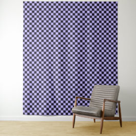 Tapiz French lilac checkerboard pattern