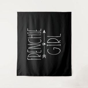 Tapiz frenchie chica   me encanta mi regalo de perro de 