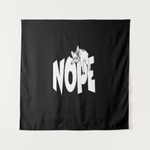 Tapiz Frenchie Gift Bulldog francés Cute Nope