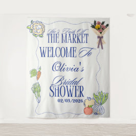 Tapiz Fresh Off the Market Bridal Shower Welcome To