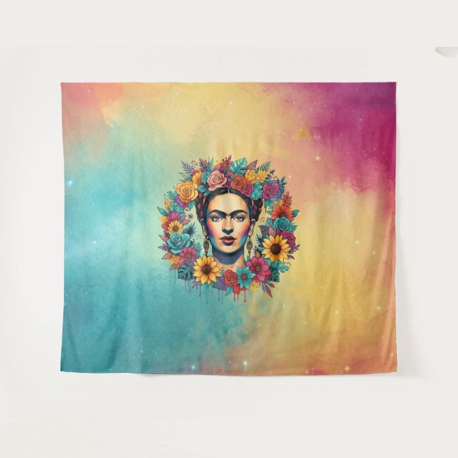 Tapiz Frida Kahlo (Anverso (horizontal))