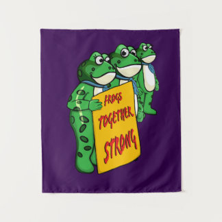 Tapiz Frogs Together Strong