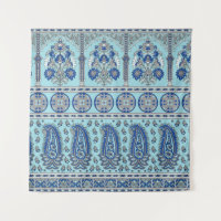 Frontera Paisley Asiática: Diseño Tradicional.