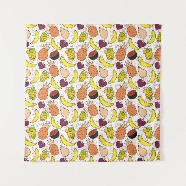 Tapiz Fruit seamless pattern | Fruit surface pattern 50 (Anverso)