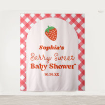 Fruta de fresa Un Baby Shower dulce de Berry