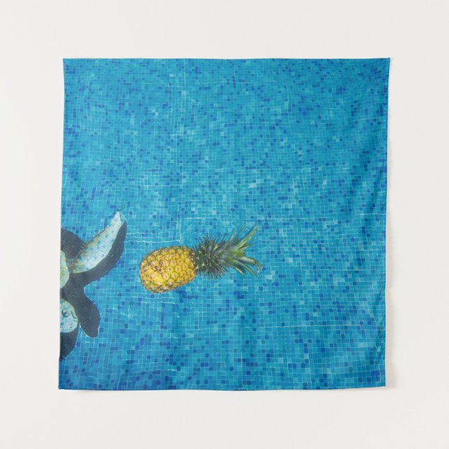 Tapiz Fruto de piña amarillo (Anverso)