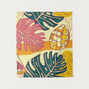 Tapiz Frutos tropicales, diseño de patrones