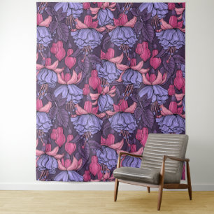 Tapiz Fuchsia en rosa y violeta