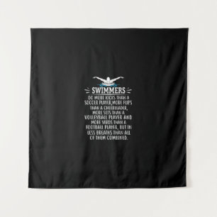 Tapiz Fuertes Regalos De Natación En Bañera Para Hombres