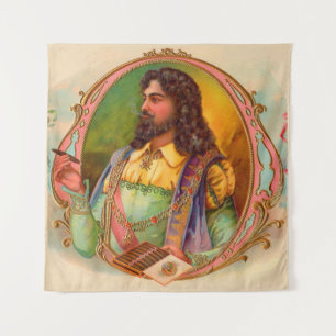 Tapiz fumador de puros del siglo XVI