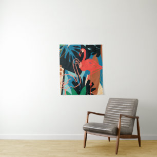 Tapiz Funky Flamingo