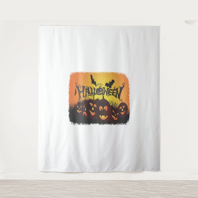 Tapiz Funny Happy Halloween (Anverso)