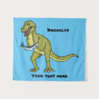 Funny T rex dinosaur ilustracion