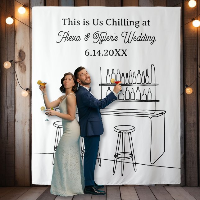 Tapiz Funny Wedding Backdrop Photo Prop (Subido por el creador)