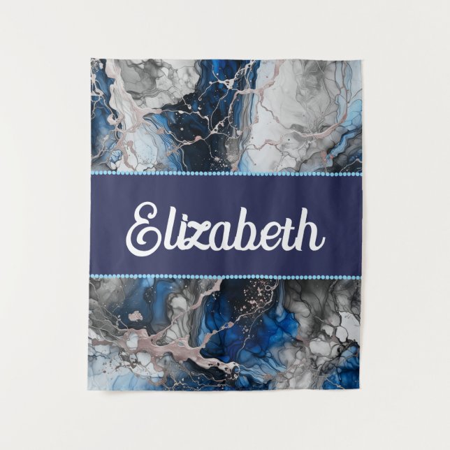 Tapiz Fusión de tinta vibrante (Anverso)