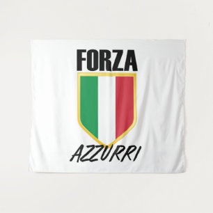 Tapiz Fútbol Bandera de Forza Azzurri