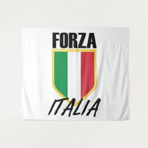 Tapiz Fútbol Bandera de Forza Italia