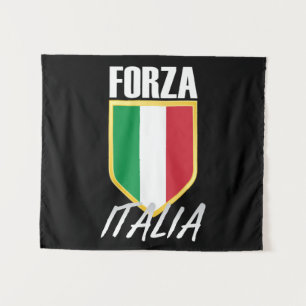 Tapiz Fútbol de Bandera Italiana Forza Italia