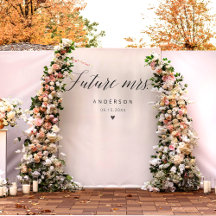 Futura Sra. Elegant Calligraphy Shower