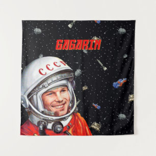 Tapiz Gagarin — Sovietwave, arte espacial Gagarin