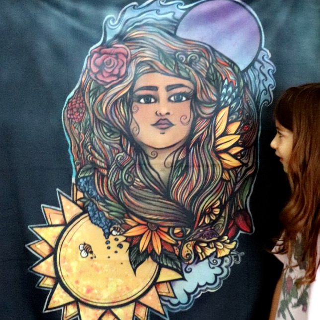 Tapiz Gaia mother Earth Goddess Tarot the World (Subido por el creador)