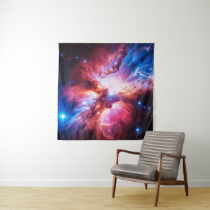 Tapiz Galaxia de Nebulosa Colorida Estrellas Espaciales